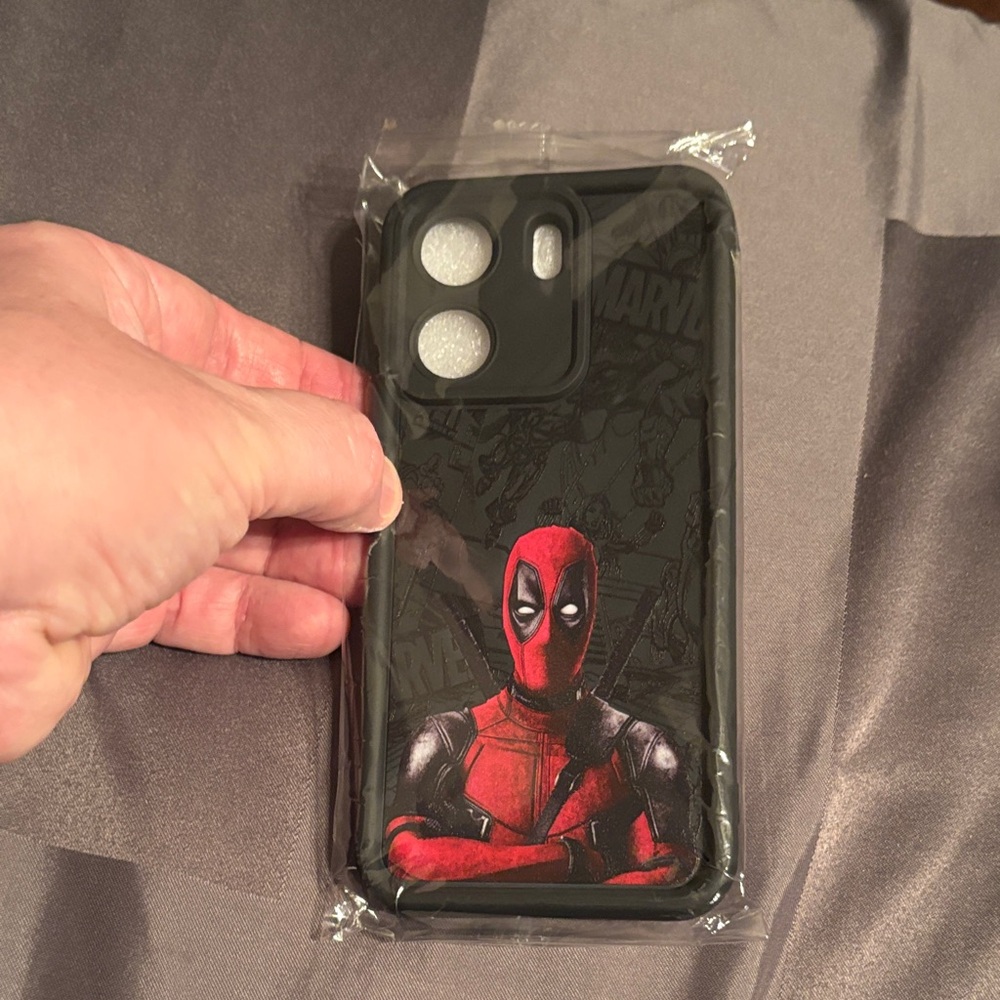 Marvel Deadpool Red and Black Phone Case